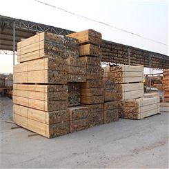 呈果木业工地辐射松方木供应3米辐射松方木批发
