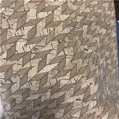 厂家供应箱包材料软木皮革PU 自然色软木皮革工厂 橡木林软木面层