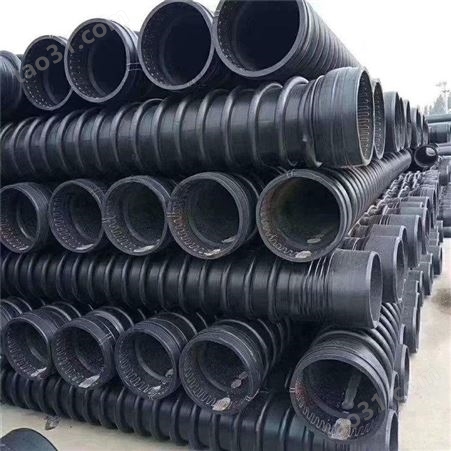 辽宁兴城克拉管 市政排水管 高密度聚乙烯缠绕结构壁管 润隆专业生产