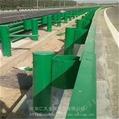 许昌乡村公路波形护栏板 仁久品质波形护栏 防阻块托架配件