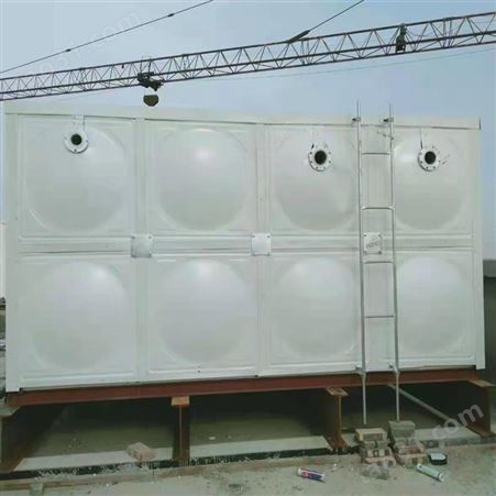 大同楼顶用玻璃钢水箱 人防水箱 FRP组合式水箱 SMC组装式不锈钢保温水箱 润隆支持定制