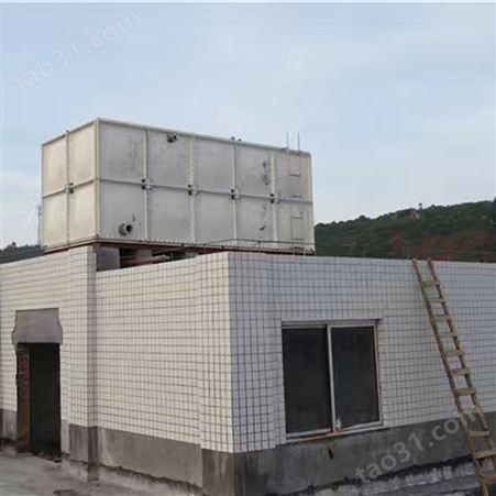 大同楼顶用玻璃钢水箱 人防水箱 FRP组合式水箱 SMC组装式不锈钢保温水箱 润隆支持定制