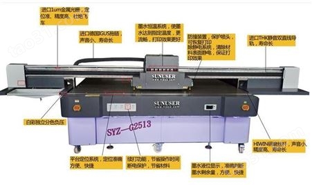 uv平板打印机工作原理 有人用uv打印机创业 龙科uv平板打印机生厂厂家