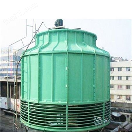 春田环保 厂家供应 玻璃钢冷却塔 10-200T 圆形低噪工业冷却塔 现货供应 超低噪
