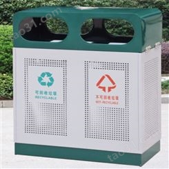 供应各种垃圾桶 不锈钢垃圾箱 铁皮户外垃圾桶 户外可分类垃圾桶