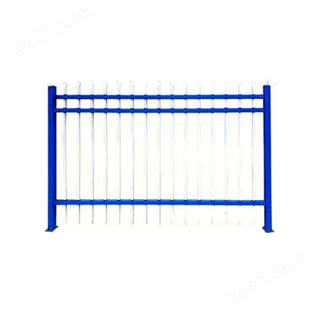 西安防攀爬庭院护栏 小区围墙铁护栏 优质锌钢护栏厂家