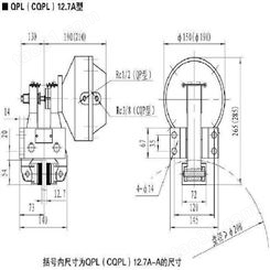 焦作气动盘式制动器QP12.7-A钳盘式制动器