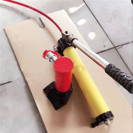 驰庭手动液压泵 手提式液压泵单 向手动液压油泵 液压泵