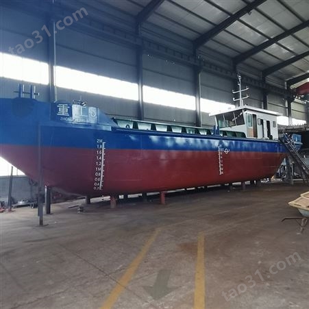 开底运输船生产制造 内河运输设备订购 沙霸王机械