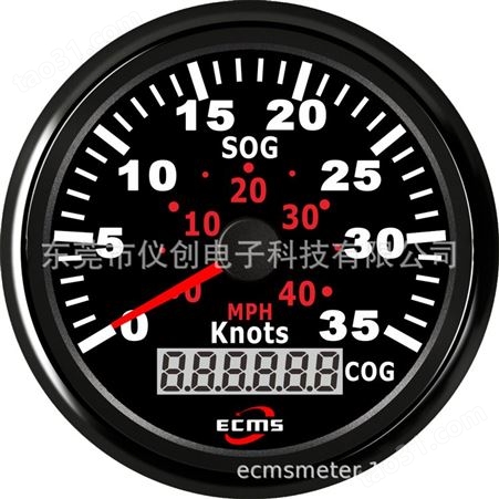 仪创 ECMS 900-00053 供应显示仪表 数显式GPS速度表35Knots