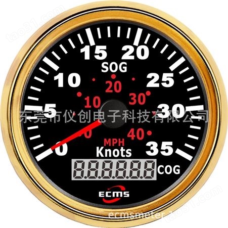 仪创 ECMS 900-00053 供应显示仪表 数显式GPS速度表35Knots