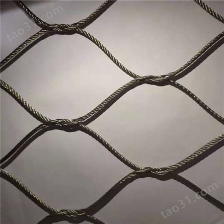 高空防坠网不锈钢绳网 润宁不锈钢绳网优选