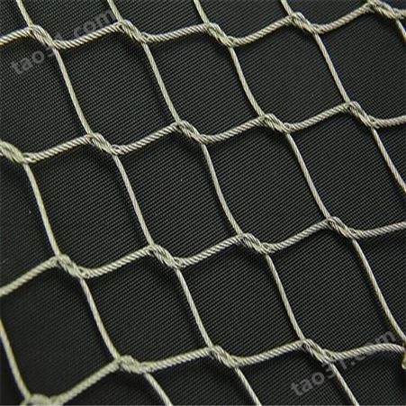 定制不锈钢钢丝绳网润宁不锈钢钢丝绳网生产直销304不锈钢钢丝绳网