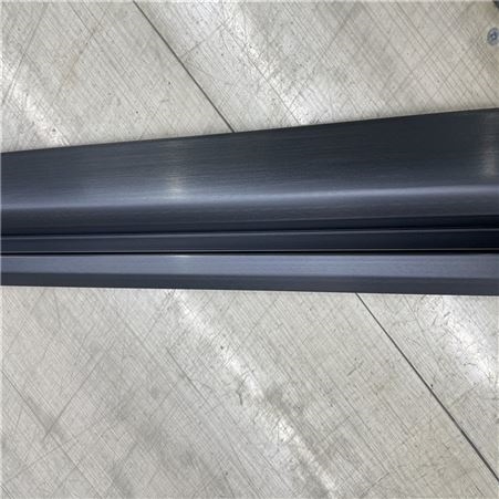 北京轨道铝型材 蓝灰色阳极氧化