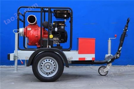 6寸污水泵 车载式水泵 应急防汛专用泵车