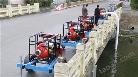 江西6寸污水泵汽油 拖挂式水泵厂家