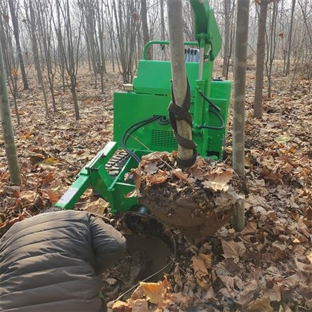 郭工机械圆弧式挖树机 带土球吊机移栽机 多树行可进断根机