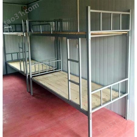 沧州高低床 工地上下床 宿舍床 铁艺床 成人铁床