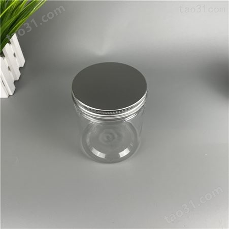 依家  pet广口瓶  食品级塑料罐透明铝盖 加工定制