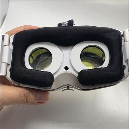 3D滑雪眼镜海绵 PU泡棉加工EVA热压车缝VR眼罩海绵