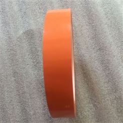 定制橙色高温胶带 优质PET耐高温无残胶 宽度长度均可