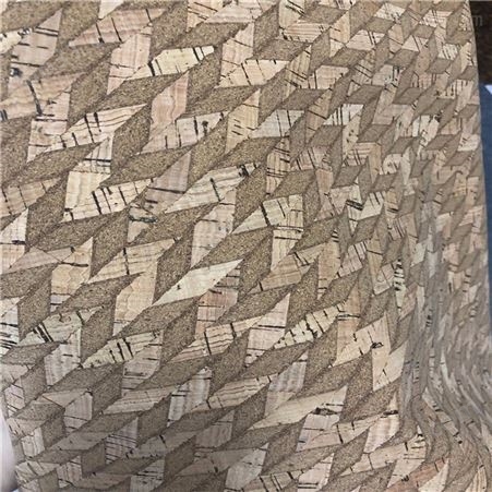 东莞橡木林软木制品厂 无甲醛环保天然软木真木纹皮革PU革