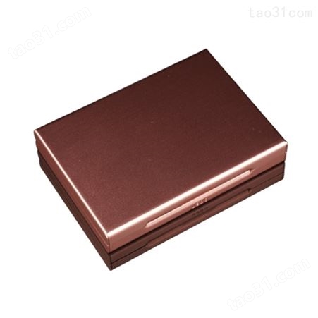 印图案铝卡盒定做_商务铝卡盒生产_厚度|16MM