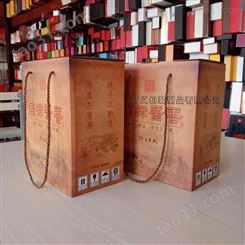 牛皮纸手提袋贴纸木盒裱纸木盒山东糕盒包装厂