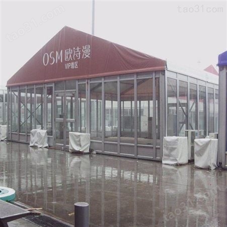 钢化玻璃篷房户外透明玻璃展厅蓬房玻璃幕墙展示大棚透明玻璃帐篷