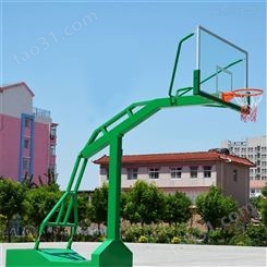 奥雲体育器材生产 学生比赛用 固定式篮球架 维修安装