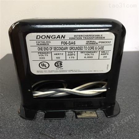供应美国DONGAN东安变压器E12-LA2X、F06-SA6、A06-SA6