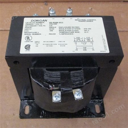 供应美国DONGAN东安变压器E12-LA2X、F06-SA6、A06-SA6