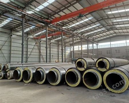 热力工程管道用 蒸汽钢套钢保温管 直埋聚氨酯保温钢管 规格齐全