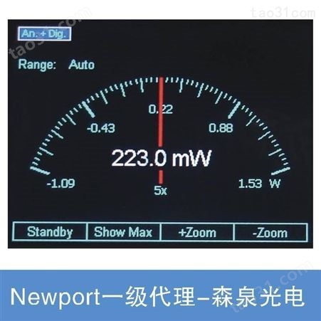 Newport™ 台式光功率和能量计 现场可升级的光功率计 高速调制光测量
