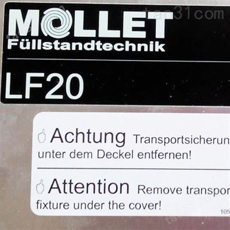 MOLLET料位计 MOLLET薄膜液位监视器 MOLLET指示器 MOLLET智能联轴器 MOLLET阻旋料位计