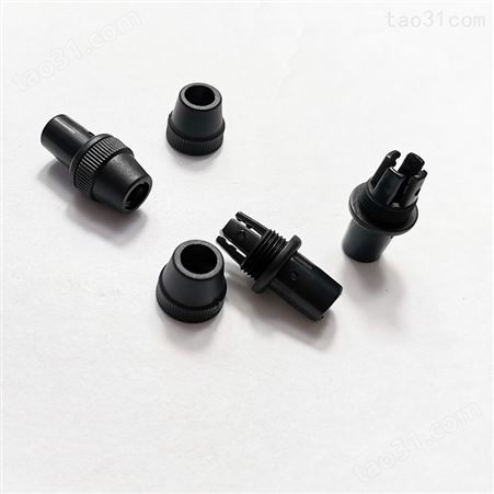 龙三塑胶厂家供应5mm跳绳调节线扣塑料固定扣黑色