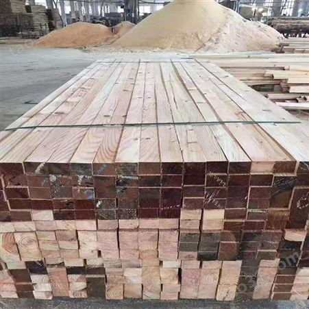 呈果木业 建筑用木方加工定制 辐射松工程木方厂家批发销售