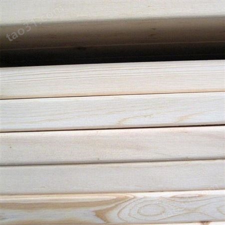 建筑方木批发 3x8白松建筑木方定制加工 呈果木业