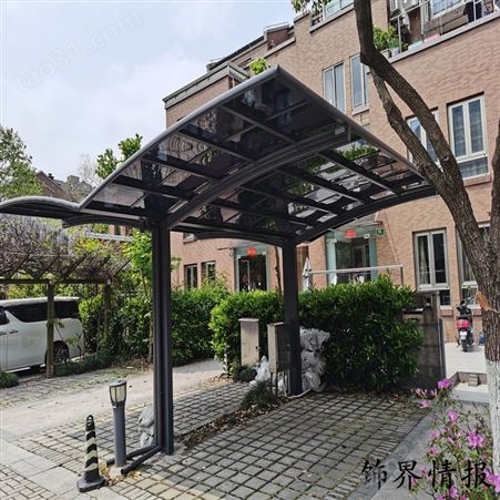 深圳 私家车露天车棚 全国可做 停车棚遮阳蓬