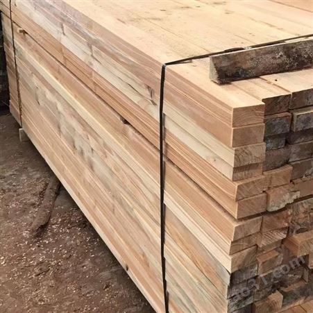 建筑方木批发 3x8白松建筑木方定制加工 呈果木业