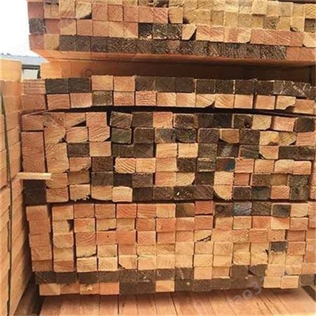 呈果木业建筑模板木方厂家原木材建筑木方耐腐蚀优质工程木材