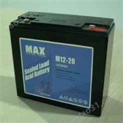 MAX蓄电池M12-44 12V44AH 20HR UPS EPS应急配电柜 安防电源系统