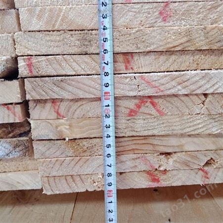 木方厂家 日照呈果建筑木方生产厂家 5x9白松建筑木方