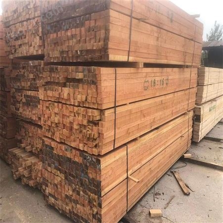 呈果木业建筑工地木材加工厂 3*4松木木方料*厂家供应